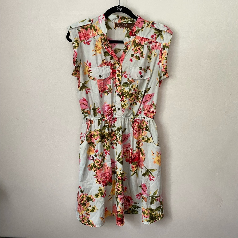 Speed Control Floral Dress L